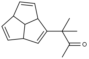 3-(2A,4A,6A,6B-TETRAHYDROCYCLOPENTA[CD]PENTALEN-1-YL)-3-METHYL-2-BUTANONE Struktur