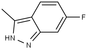 2H-Indazole, 6-fluoro-3-methyl- Struktur