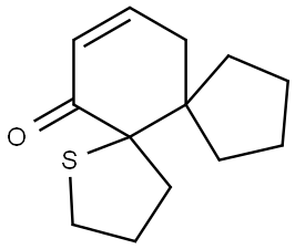 1-THIADISPIRO[4.0.4.4]TETRADEC-12-EN-14-ONE Struktur