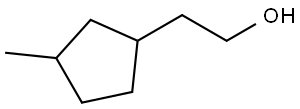 Cyclopentaneethanol, 3-methyl- Struktur