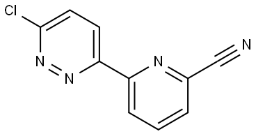 3-Chloro-6-(6'-cyano-2'-pyridyl)pyridazine Struktur