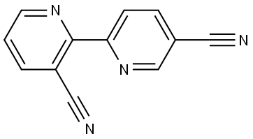 3,5'-Dicyano-2,2'-bipyridine Struktur