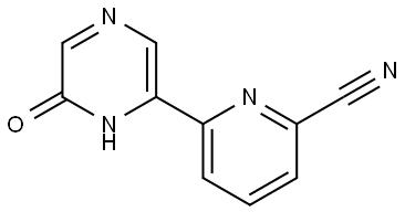 6-Hydroxy-2-(6'-cyano-2'-pyridyl)pyrazine Struktur