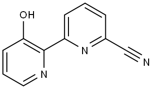 3-Hydroxy-6'-cyano-2,2'-bipyridine Struktur