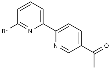 6-Bromo-5'-acetyl-2,2'-bipyridine Struktur