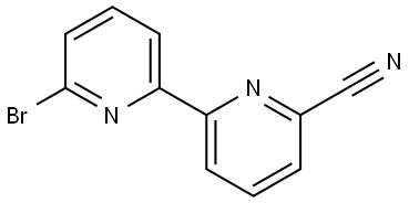 6-Bromo-6'-cyano-2,2'-bipyridine Struktur