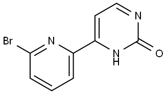 2-Hydroxy-4-(6'-bromo-2'-pyridyl)pyrimidine Struktur