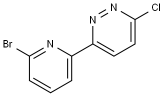 3-Chloro-6-(6'-bromo-2'-pyridyl)pyridazine Struktur