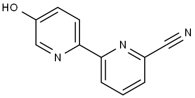 5-Hydroxy-6'-cyano-2,2'-bipyridine Struktur