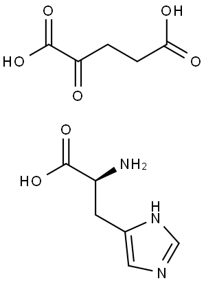 Histidine alpha-ketoglutarate Struktur