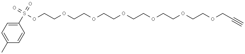 Propargyl-PEG7-Tos Struktur