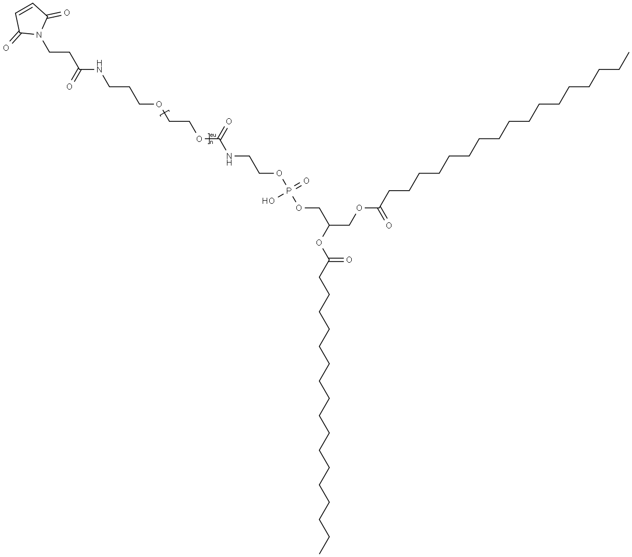 DSPE-PEG-Mal average M.W. 2000 Struktur