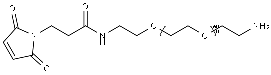 Mal-PEG-NH2 Struktur