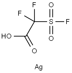 Fluorosulfonyldifluoroacetic acid silver(I) salt, 98% Struktur