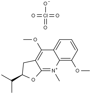 (-)-Form perchlorate  Struktur