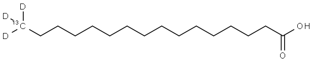 Palmitic  acid-16-13C,16,16,16-d3