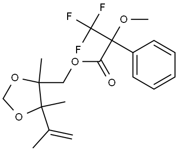 D-erythro-Pent-4-enitol, 4,5-dideoxy-4-methyl-2,3-di-C-methyl-2,3-O-methylene-, α-methoxy-α-(trifluoromethyl)benzeneacetate, (R)- (9CI)