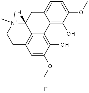 ent-Magnoflorine Iodide Struktur