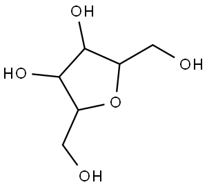 Hexitol, 2,5-anhydro- Struktur