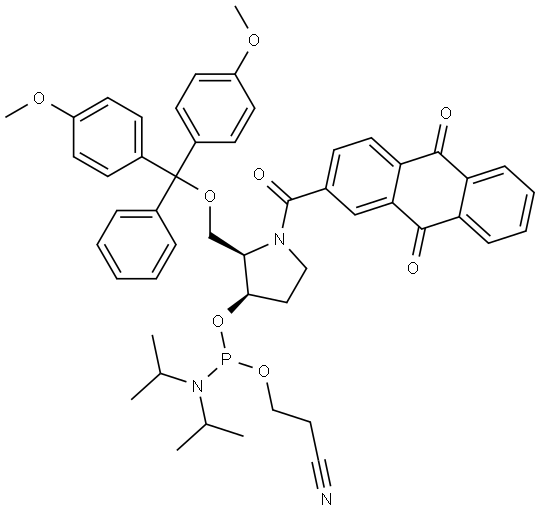 Anthraquinone-pyrrolidine CEP Struktur