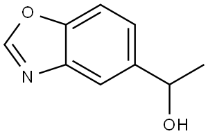 5-Benzoxazolemethanol, α-methyl- Struktur