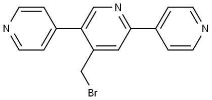 4-Bromomethyl-2,5-di(pyridin-4-yl)pyridine Struktur