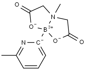 6-Methylpyridinyl-2-boronic acid MIDA ester Struktur