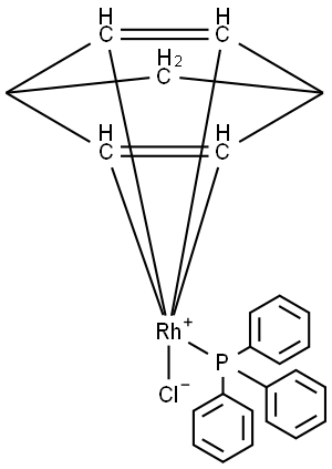 CHLORONORBORNADIENETRIPHENYLPHOSPHINERH& Struktur