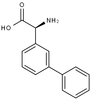 (2S)-2-amino-2-{[1,1'-biphenyl]-3-yl}acetic acid Struktur