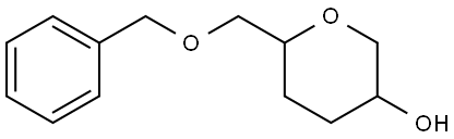 Hexitol, 2,6-anhydro-3,4-dideoxy-1-O-(phenylmethyl)- Struktur