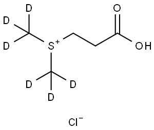 (2-Carboxyethyl)dimethyl-d6-sulfonium Chloride Struktur