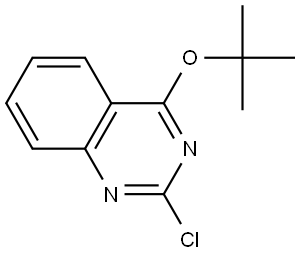 4-(tert-butoxy)-2-chloroquinazoline Struktur