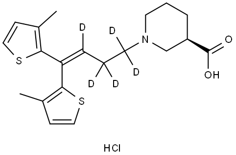 [2H5]-Tiagabine hydrochloride Struktur