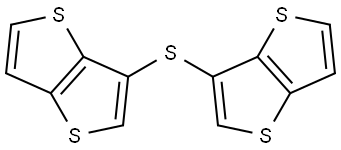 Thieno[3,2-b]thiophene, 3,3'-thiobis- (9CI) Struktur