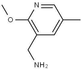 2-Methoxy-5-methyl-3-pyridinemethanamine Struktur