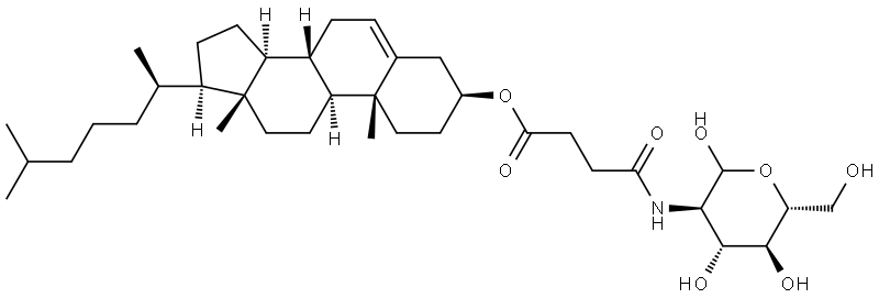 glucosamine cholesterol Struktur