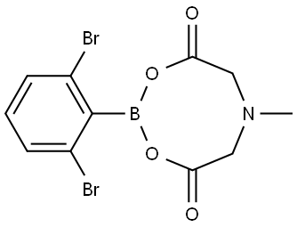 2,6-Dibromophenylboronic  acid  MIDA  ester Struktur