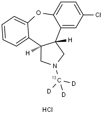 Asenapine-13C-D3 hydrochloride