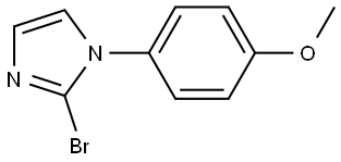 2-bromo-1-(4-methoxyphenyl)-1H-imidazole Structure