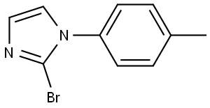 2-bromo-1-(p-tolyl)-1H-imidazole Struktur