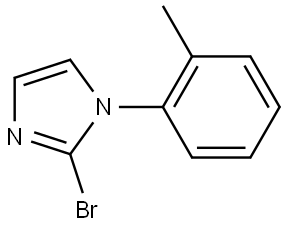 2-bromo-1-(o-tolyl)-1H-imidazole Struktur