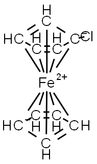 CHLOROFERROCENE Struktur