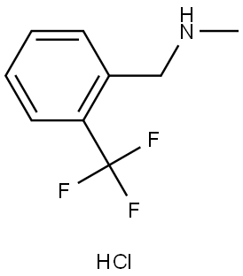 2-Trifluoromethyl-N-methylbenzylamine Struktur