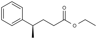 ethyl (R)-4-phenylpentanoate Struktur