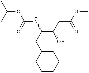 L-threo-Pentonic acid, 5-cyclohexyl-2,4,5-trideoxy-4-[[(1-methylethoxy)carbonyl]amino]-, methyl ester