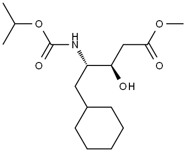 L-erythro-Pentonic acid, 5-cyclohexyl-2,4,5-trideoxy-4-[[(1-methylethoxy)carbonyl]amino]-, methyl ester