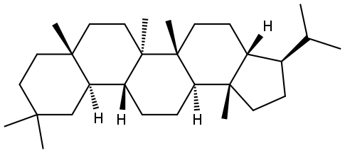 A'-Neo-23,24,25-trinorgammacerane, 2,2,5-trimethyl-, (17α)- Struktur