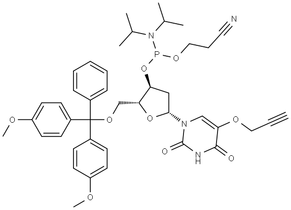 5-PROPARGYLOXY-DU CEP Struktur