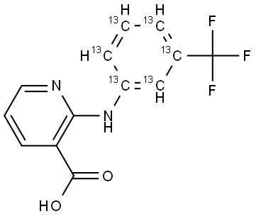 NifluMic acid-13C6 Struktur