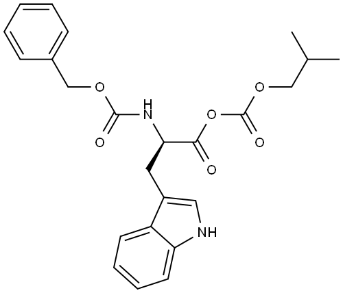 D-Tryptophan, N-[(phenylmethoxy)carbonyl]-, anhydride with 2-methylpropyl hydrogen carbonate